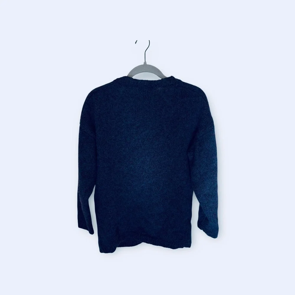 Cambridge Dry Goods 100% Wool Cardigan Sweater‎ Small Vintage Colorful Knit